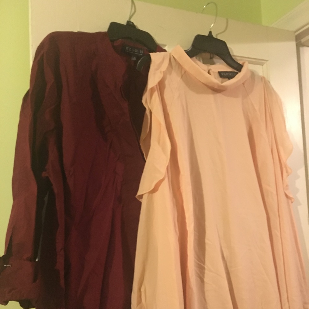 Bundle of 3 plus size Blouses/Shirts
